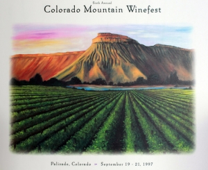 1997 Colorado Winefest Commemorative Art
