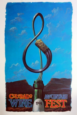 1995 Colorado Winefest Commemorative Art