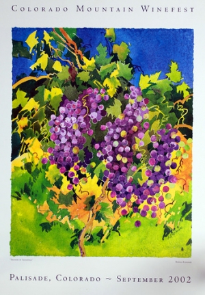 2002 Colorado Winefest Commemorative Art