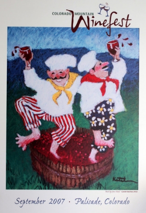 2007 Colorado Winefest Commemorative Art