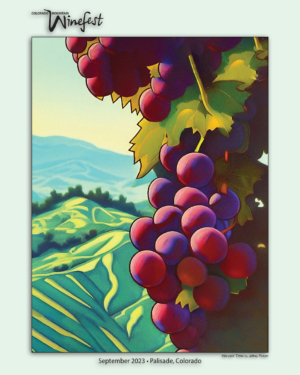 2023 Colorado Winefest Commemorative Art
